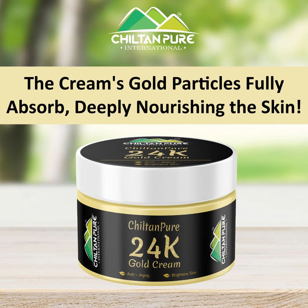 24K Gold Cream – Boosts Hydration, Anti-Aging, Improves Skin’s Elasticity & Enhances Skin’s Youthful Glow - Image 4