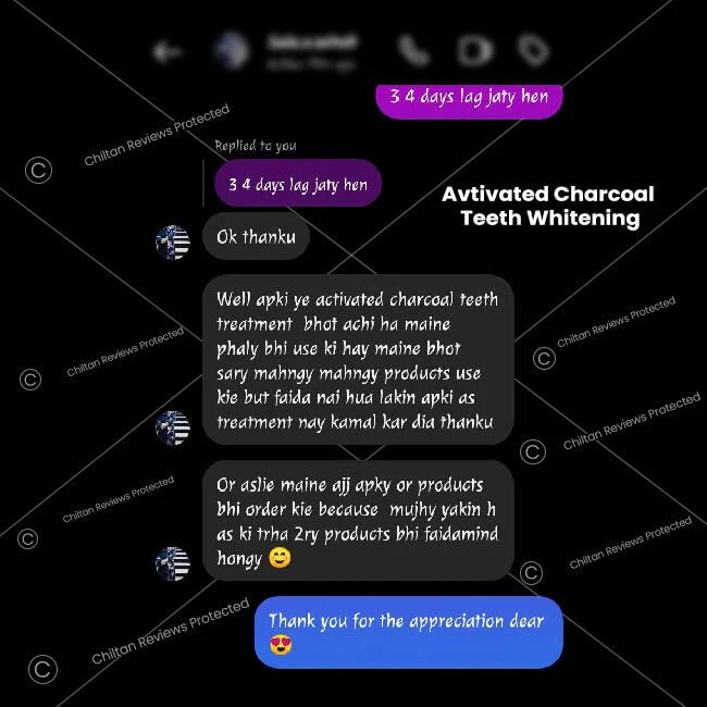 Activated Charcoal Teeth 🦷 Whitening Treatment - Whitens Teeth Naturally, Kills Cavity causing Bacteria Eliminates Bad Breath - Image 15