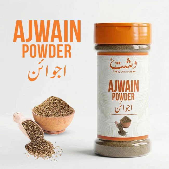 Ajwain Powder - Say No to Bloating , Gas, and Stomach Discomfort with the Ancient Spice of Wellness