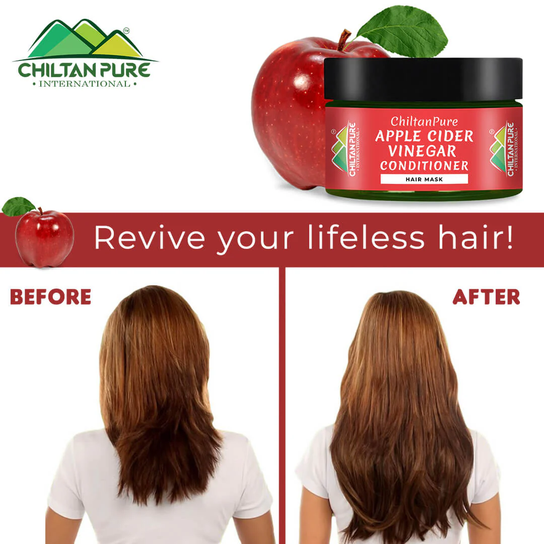 Apple Cider Vinegar Conditioner Hair Mask – Promote Hair Growth, Prevent Dandruff, Reduce Frizziness, Makes Hair Smooth & Shiny 250ml - Image 3