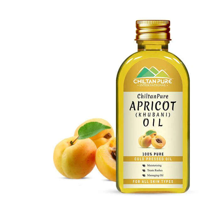 Apricot Oil – Anti-Wrinkle, Fade Blemishes, Improves Skin Tone, Strengthen Hair Roots & Prevents Hair Fall 140ml
