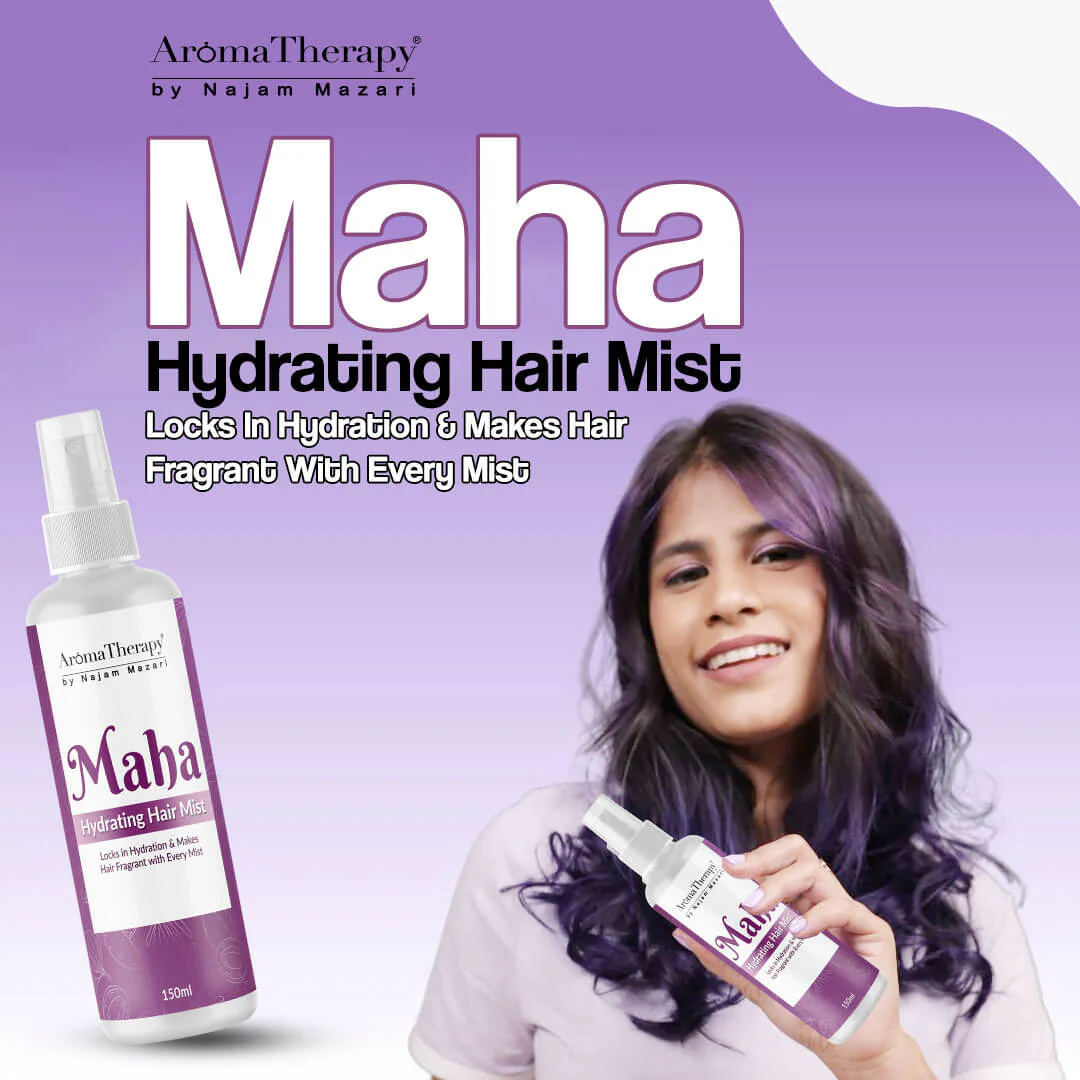 Maha Hydrating Hair Mist - Locks in Hydration & Makes Hair Fragrant with Every Mist-💯Organic - Image 2