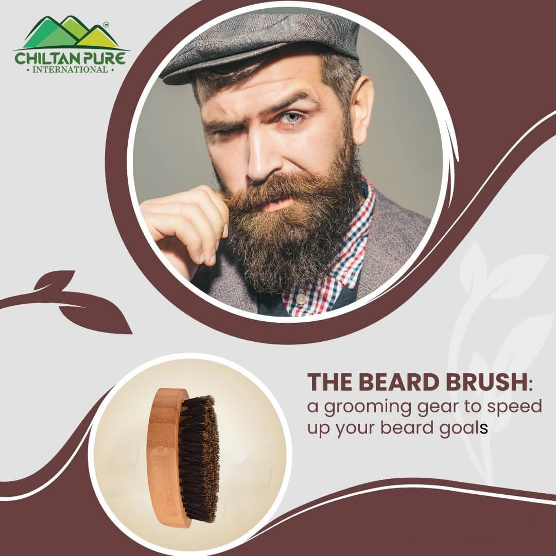 Beard Brush – Reduce Beard Curls, Deep Cleanse Beard, Adds Shine to Beard, Great for Grooming & Styling Beard!! - Image 3