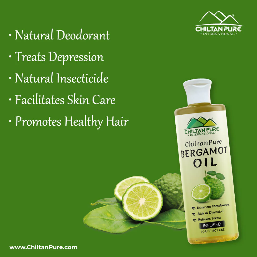 Bergamot Infused Oil – Asthma Prevention, Eases Anxiety, Promotes Healthy Hair & Facilitates Skin Care 200ml - Image 4
