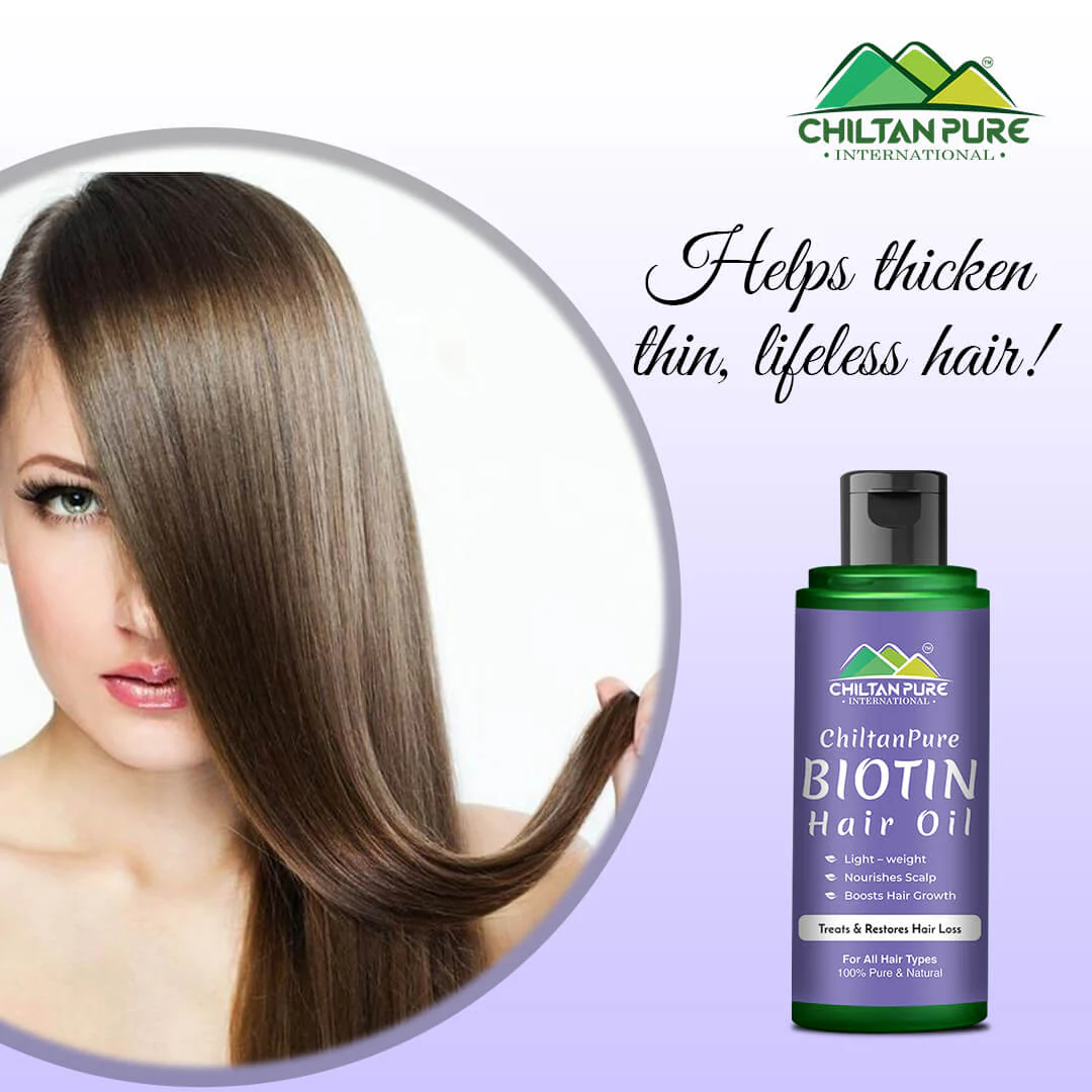 Biotin Hair Oil – Boosts Hair Growth, Deep Hair Treatment, Anti-Dandruff, Makes Hair Smooth & Shiny,, Doctor's 👨‍⚕️ Recommended - Image 3