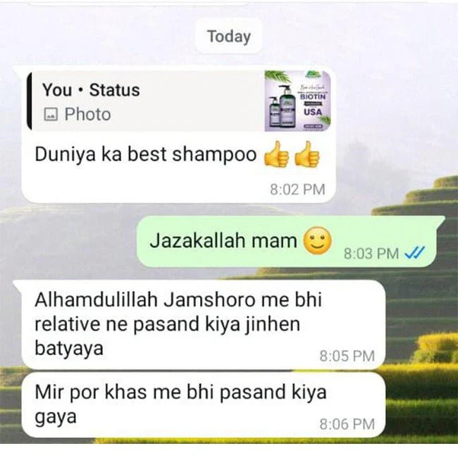 Biotin Shampoo In Pakistan – Hydrates Scalp, Promotes Healthy Hair Growth, Reduce Split Ends & Prevents Hair Breakage 260ml, Doctor's 👨⚕️ Recommended - Image 2