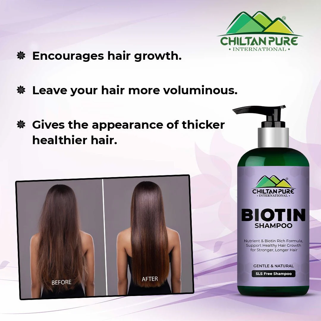 Biotin Shampoo In Pakistan – Hydrates Scalp, Promotes Healthy Hair Growth, Reduce Split Ends & Prevents Hair Breakage 260ml, Doctor's 👨⚕️ Recommended - Image 6