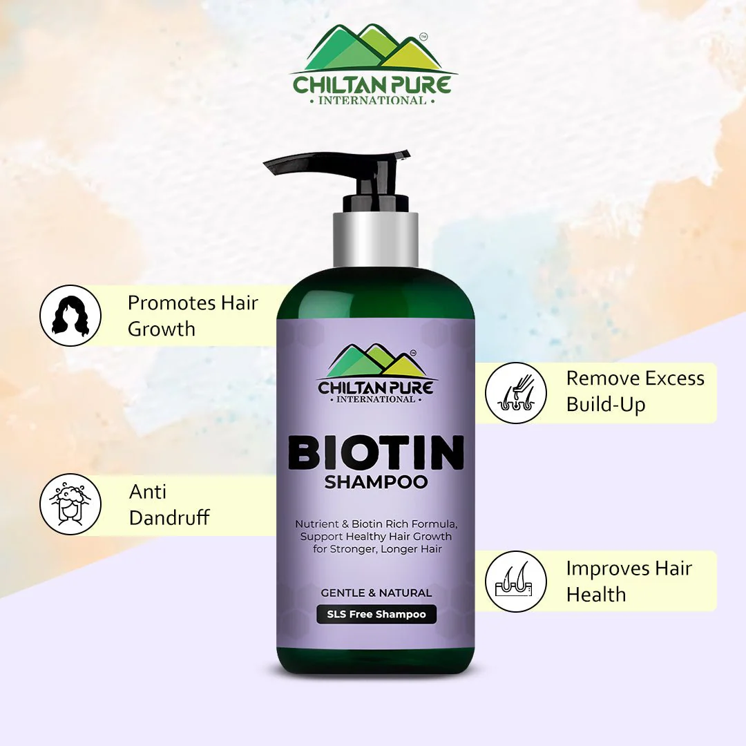 Biotin Shampoo In Pakistan – Hydrates Scalp, Promotes Healthy Hair Growth, Reduce Split Ends & Prevents Hair Breakage 260ml, Doctor's 👨⚕️ Recommended - Image 9