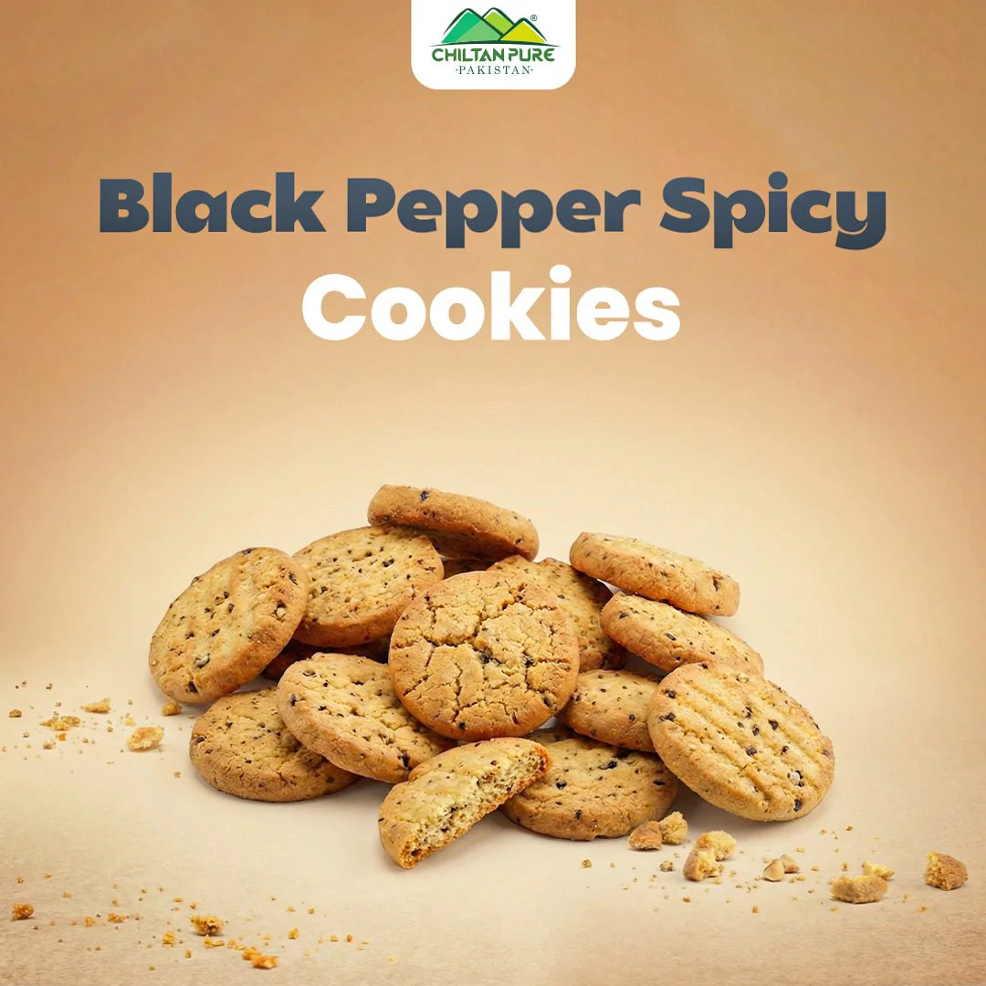 Black Pepper Spicy Biscuit / Black Pepper Spicy Cookies / Made With Organic Desi Butter, Bakery Biscuit - Image 2