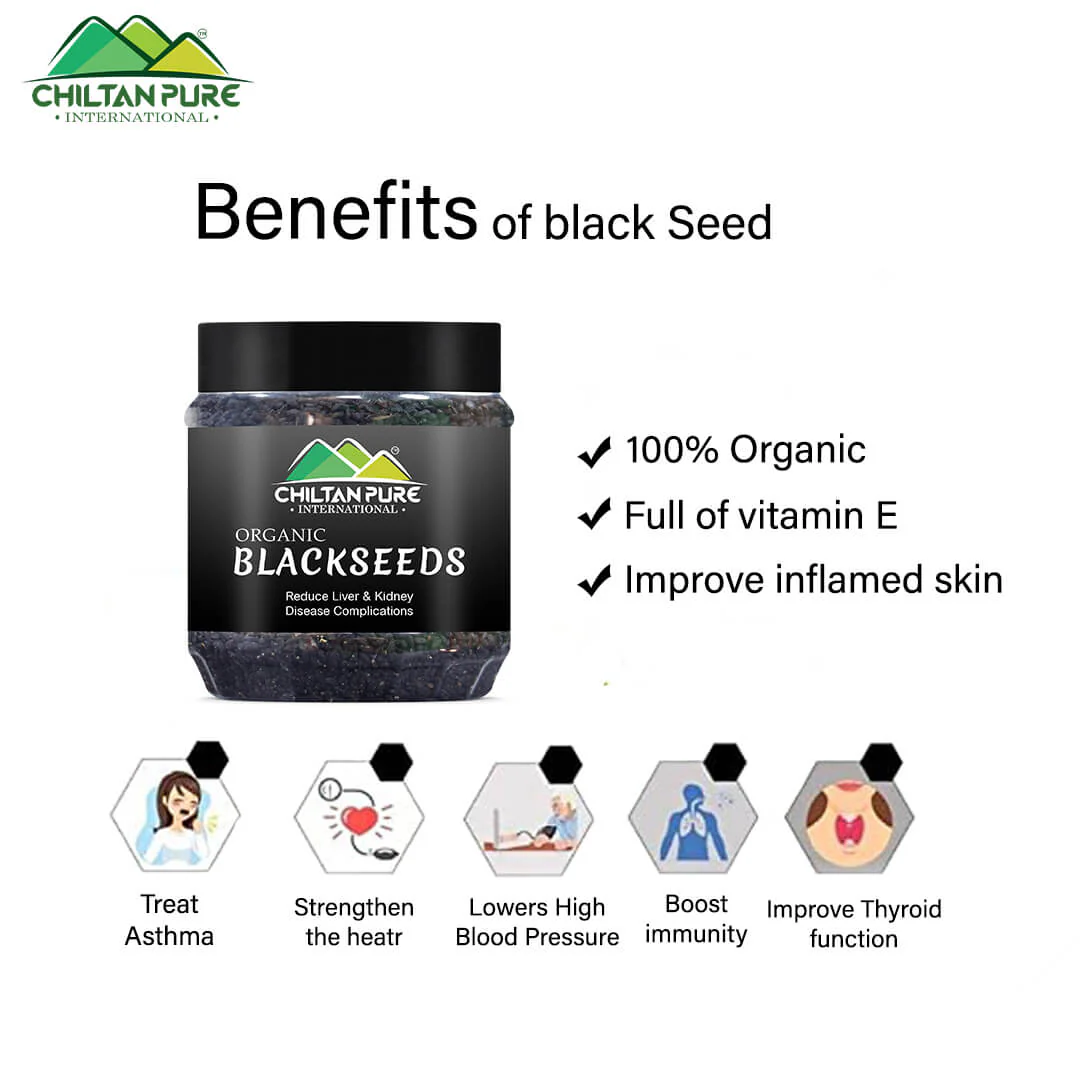 Blackseeds – Protects against diseases, Prevents stomach ulcers- Alleviates Inflammation, Helps kill off bacteria, Reduces cholesterol level – 100% pure organic 200g - Image 4