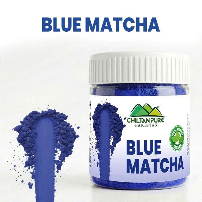 Blue Matcha Powder / بلیو ماچا پاؤڈر / Gross Weight 95gm±