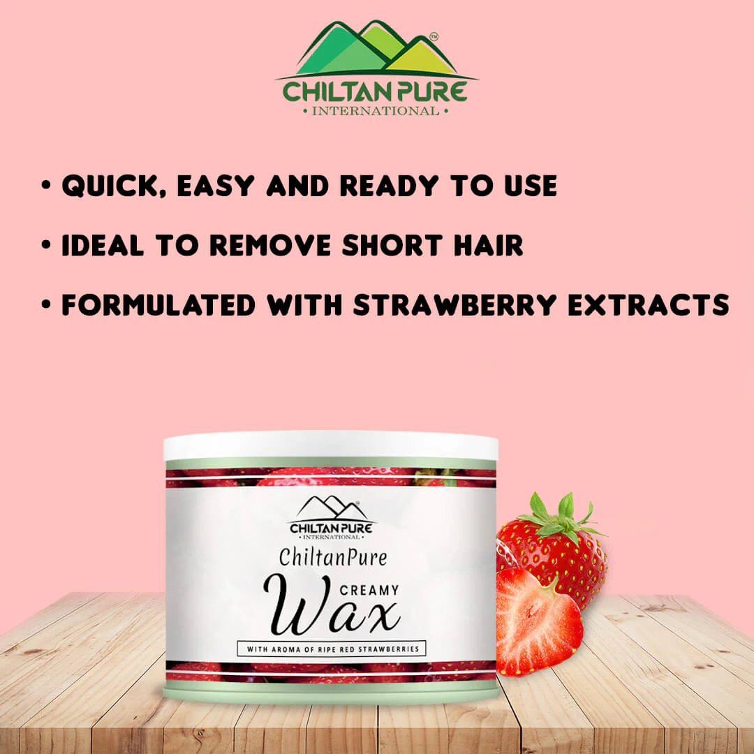 Body Hair Removal Wax – With Aroma of Ripe Red Strawberries - Image 4