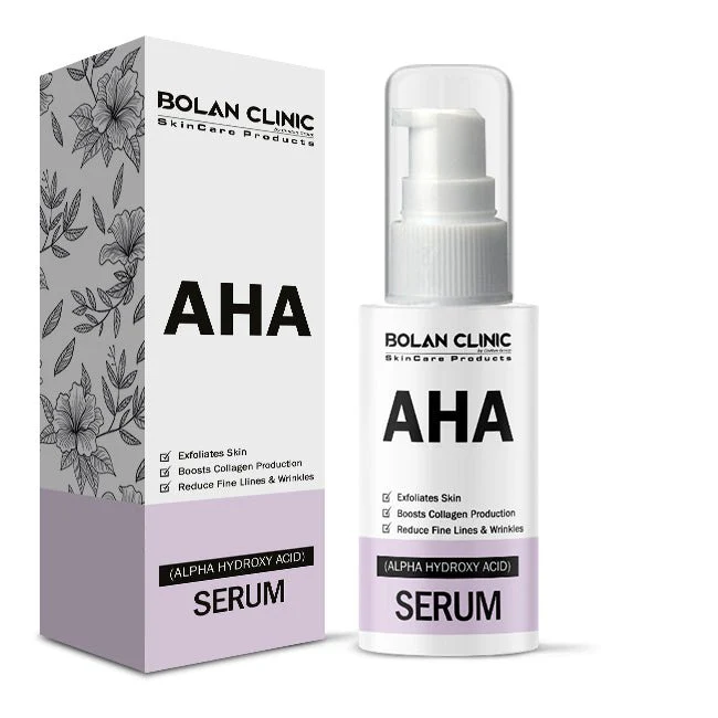 AHA (Alpha Hydroxy Acid) Serum - Exfoliates Dead Skin, Boosts Collagen Production, and Reduces Fine Lines & Wrinkles