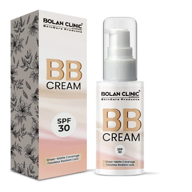BB Cream (SPF 30) - Provides Sheer-Matte Coverage, Even Skin Tone, and Blurs Flaws For Natural No Makeup Look