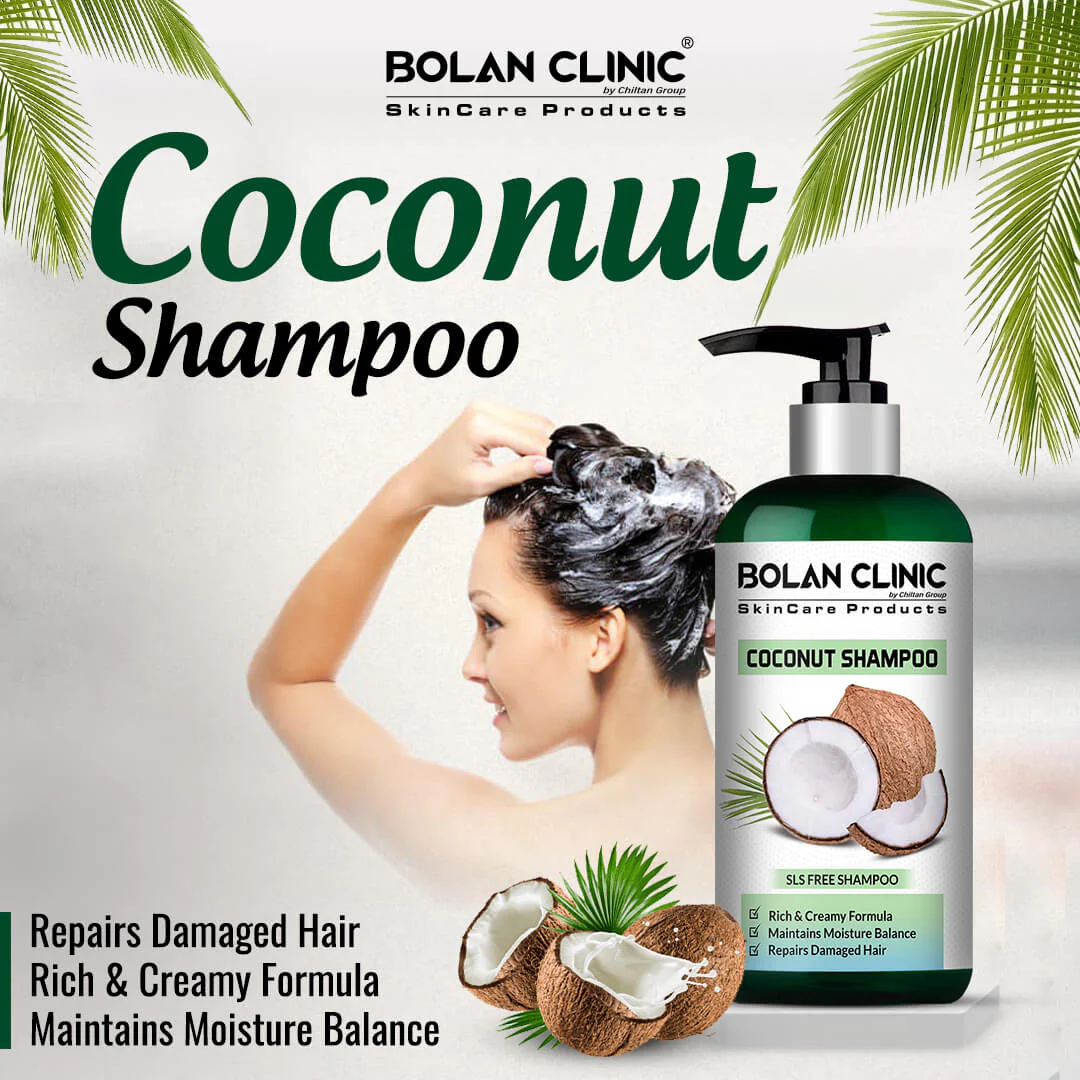 Coconut Shampoo – Rich & Creamy Formula, Maintains Moisture Balance, Repairs Damaged Hair - Image 2