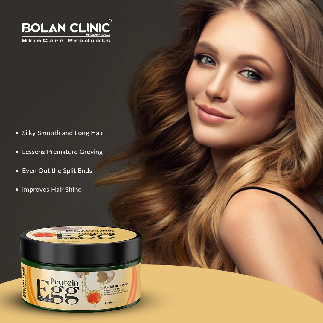 Egg Conditioner Mask - Ideal for Hair Growth, Smooths Frizziness, Makes Your Hair Thick and Shiny - Image 3