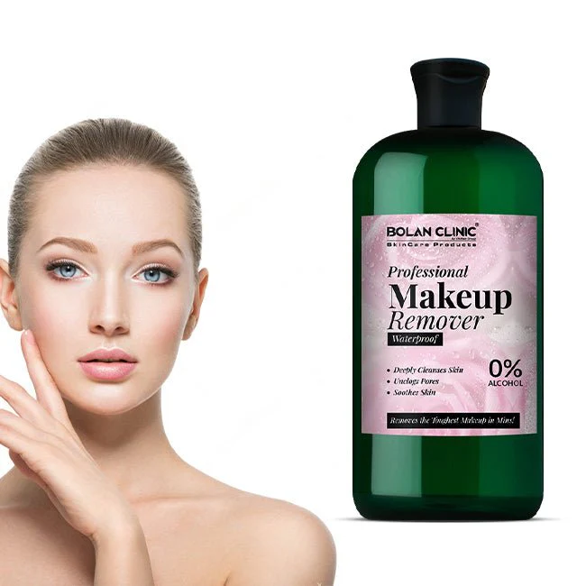 Professional Makeup Remover (Waterproof) - Gently Removes Makeup, Unclogs Pores, Deeply Cleanses & Soothes  Skin