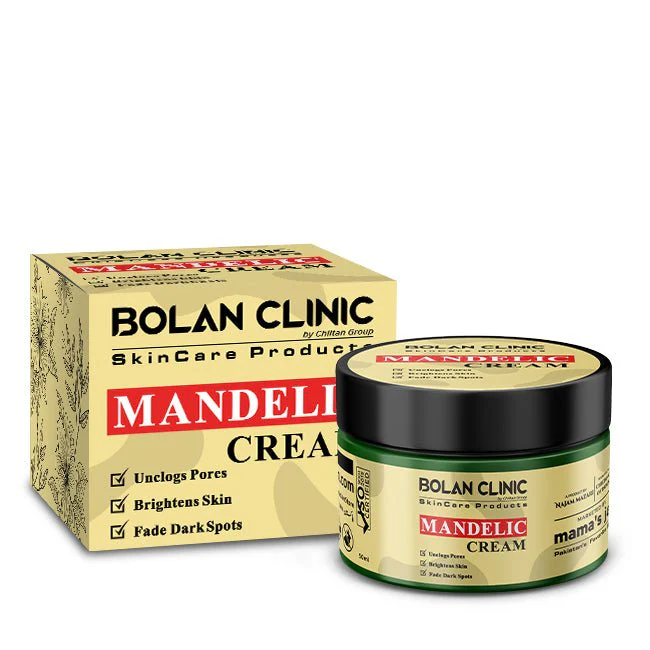 Mandelic Cream - Unclogs Pores, Brightens Skin & Fades Dark Spots, Making Your Skin Clearly Smooth & Brighter