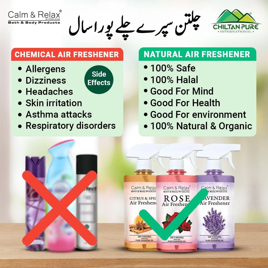 Citrus & Spicy Air Freshener - Zesty Fragrance, Eliminate Unpleasant Odours, Improves Focus & Productivity - Image 2