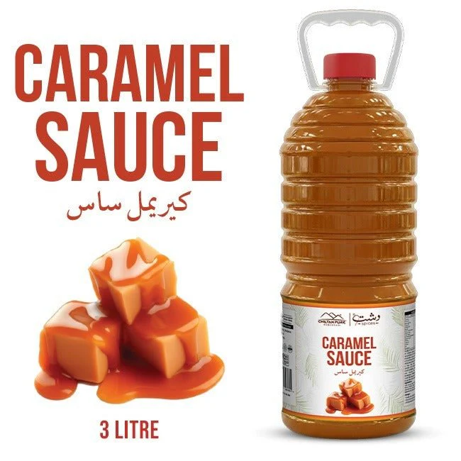 Caramel Sauce 3 Liter Institutional Bulk For HORECA Family, Hotels, Restaurants, Catering ,Cafes