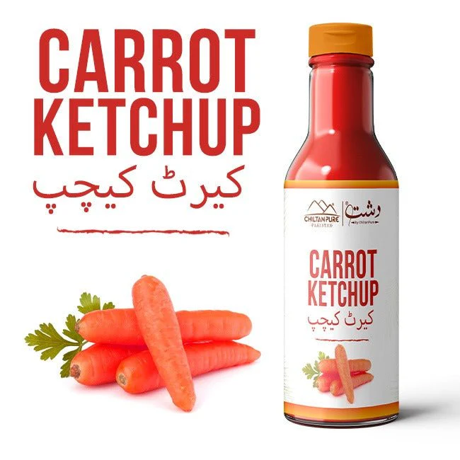 Carrot 🥕 Ketchup – Naturally Sweet, Smooth & Healthy Twist on Classic Flavor