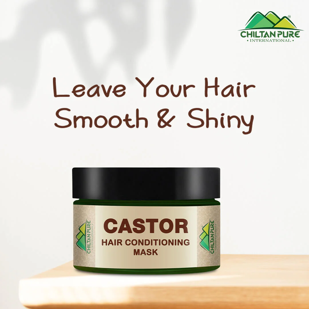 Castor Hair Conditioning Mask – Leave Your Hair Smooth, Shiny – Castor Oil for Hair  250ml - Image 3