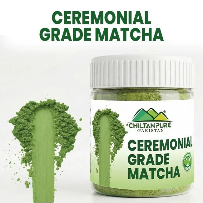 Ceremonial Grade Matcha Powder /سیریمونیل گریڈ ماچا پاؤڈر / Gross Weight 95gm±