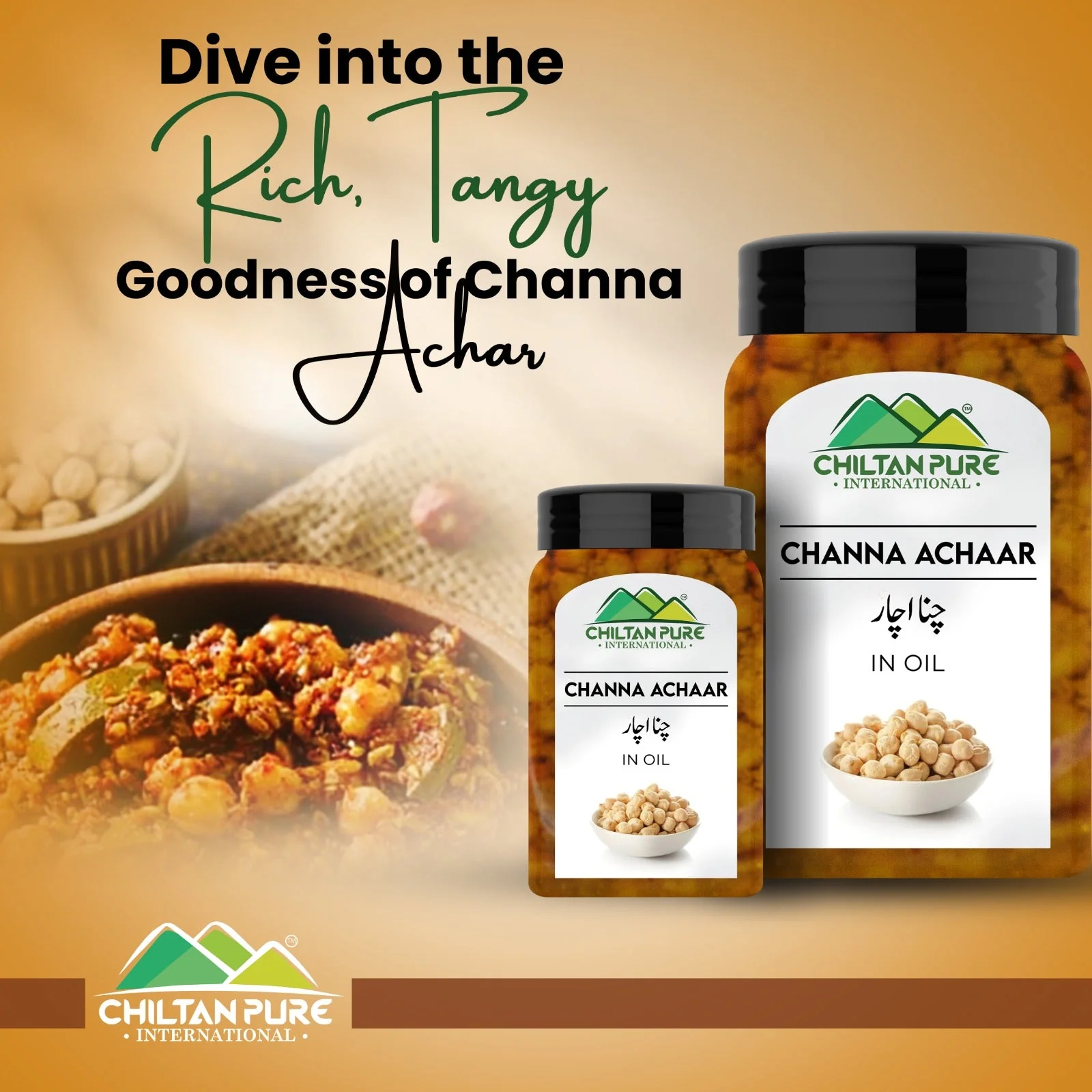 Channa Achar / Chickpea Pickle - Tangy and Spicy in Each Bite - Image 2