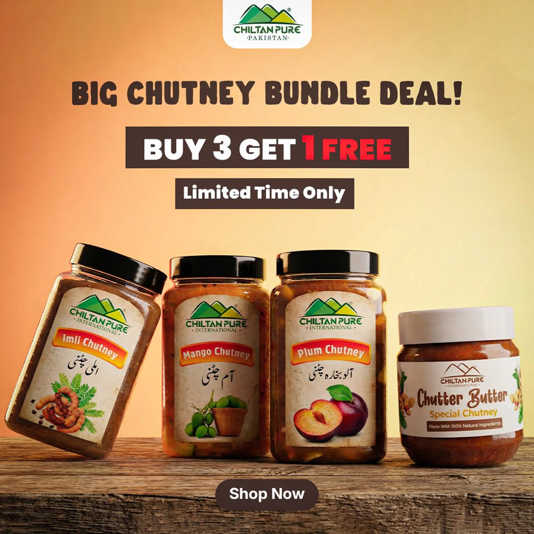 Bundle Of 4 Chutney At The Price Of  3 / Plum Chutney / Mango Chutney / Imli Chutney / Chutter Butter Chutney - Image 2