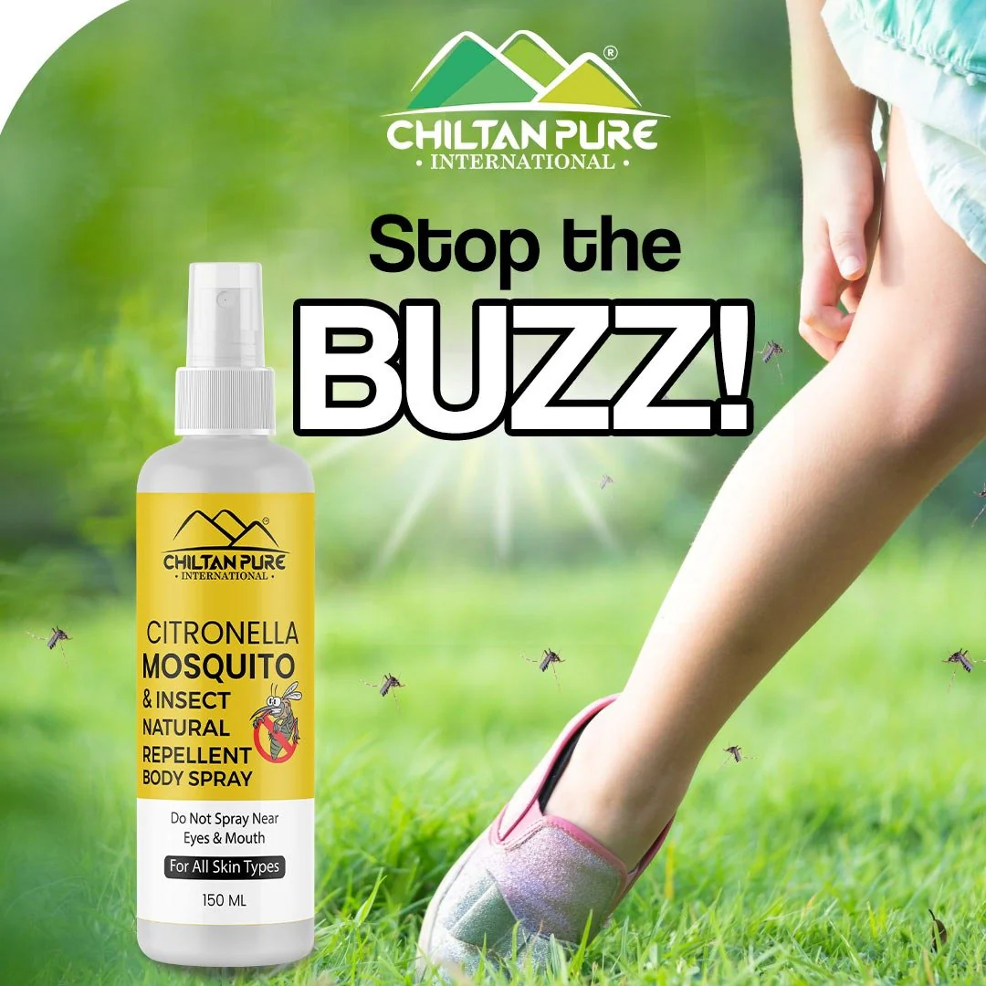 Citronella Mosquito Natural Repellent Body Spray – Works against mosquito, Eliminate infections, Contain Anti-inflammatory properties – 100% natural 150ml - Image 3