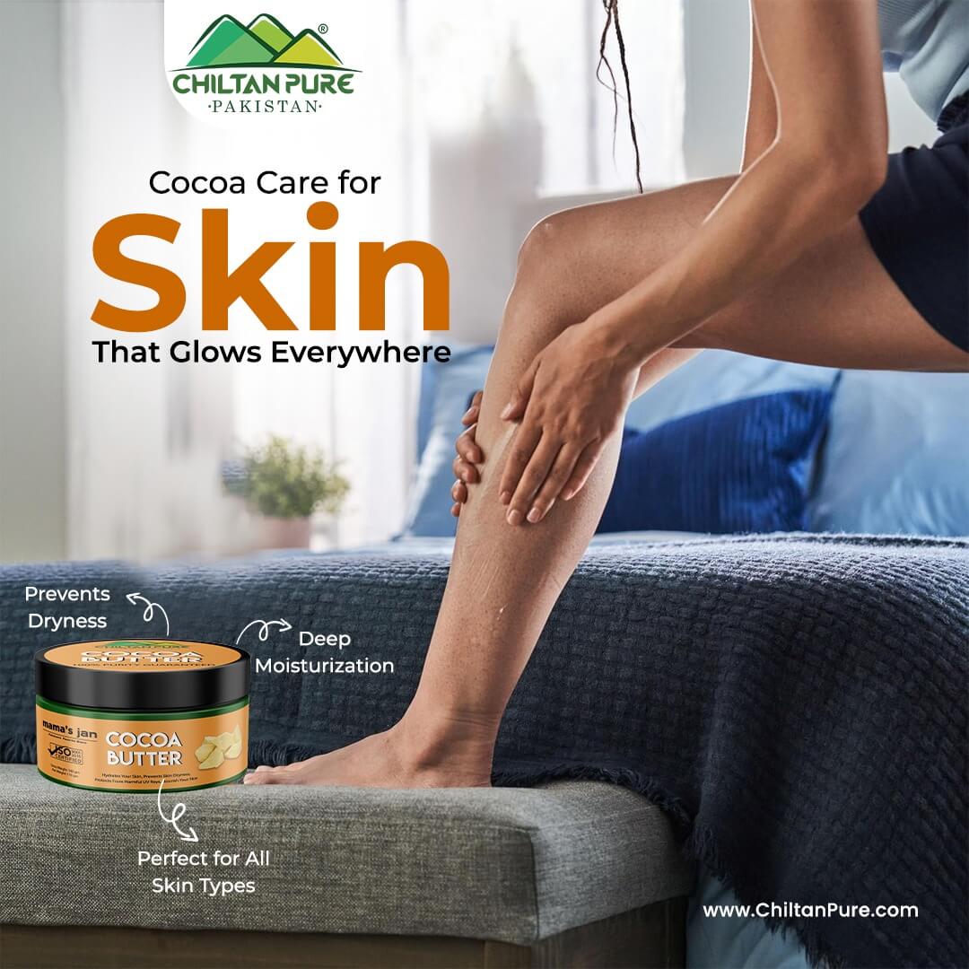 Cocoa Butter – Heals, Nourish your Skin, Best for Dry, Damage & Flaky Skin [کوکو بٹر] 100gm - Image 2
