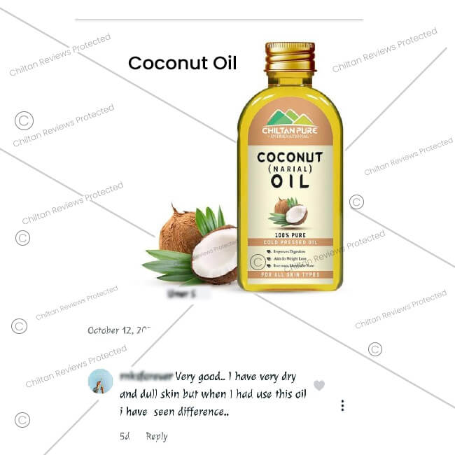 Coconut Oil For Hair & Skin – Antiseptic Moisturizer & Supports Hair Nourishment - Image 2