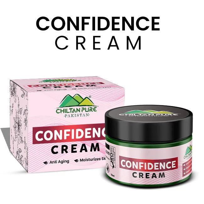 Confidence Cream - Anti–Aging, Treats Acne, Boosts Skin’s Elasticity, Minimize Pores & Makes Skin Glowy