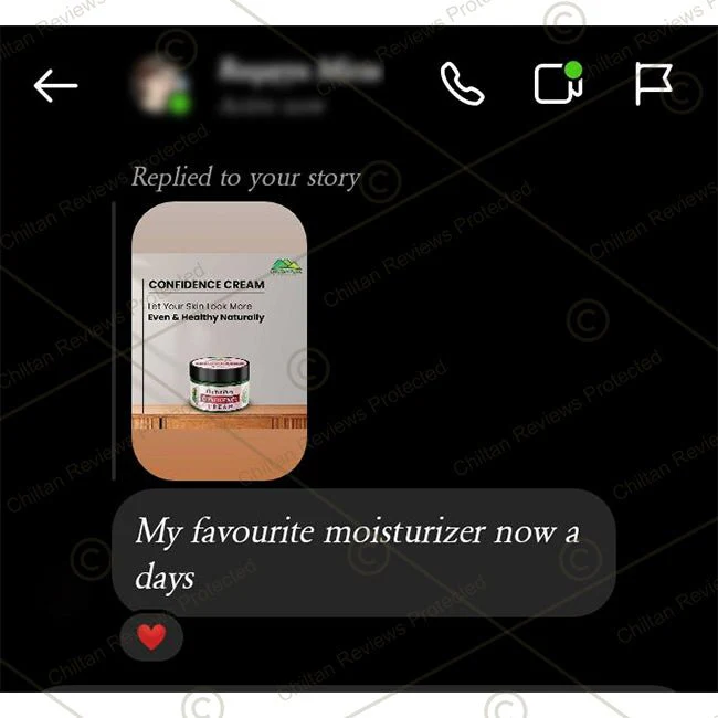 Confidence Cream - Anti–Aging, Treats Acne, Boosts Skin’s Elasticity, Minimize Pores & Makes Skin Glowy - Image 5