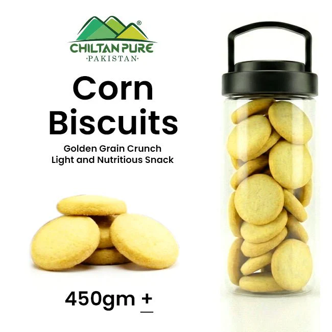Corn Biscuit / Corn Cookies / Made With Organic Desi Butter, Bakery Biscuit