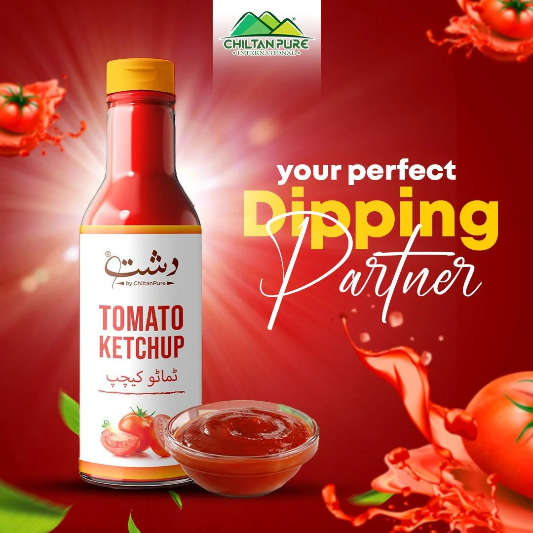 Tomato Ketchup - Packed with a remarkable flavour of 100% real juicy tomatoes - Image 3