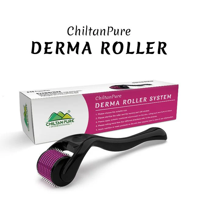 Derma Roller System – Ultra Sharp Needle Tips, Therapy for Skin Regeneration, Efficient Treatment for Anti-Aging Skin & Stretch Marks