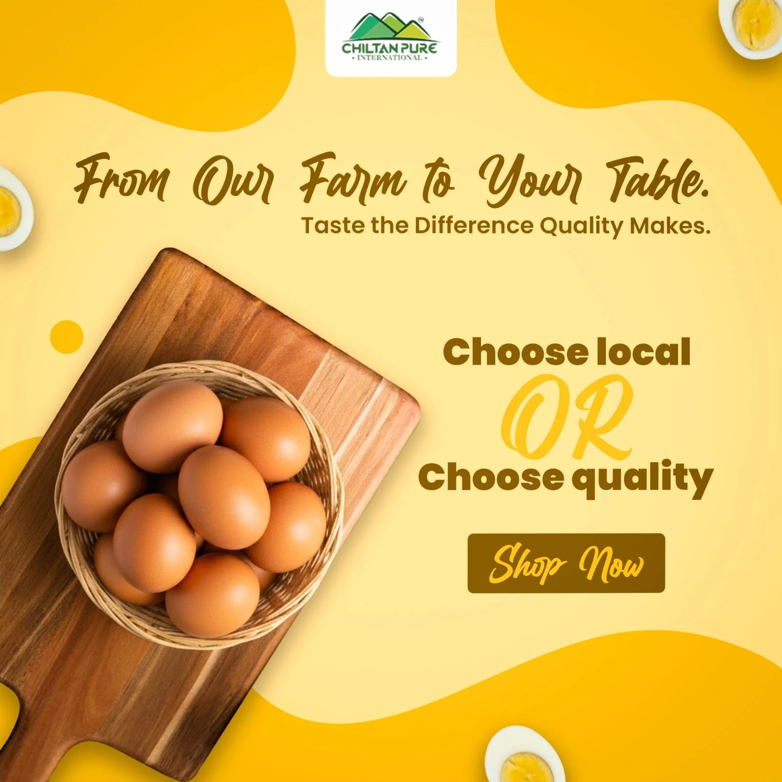 Desi Eggs / Free-Range Eggs / Organic / 1 Dozen (12egg) - Image 3