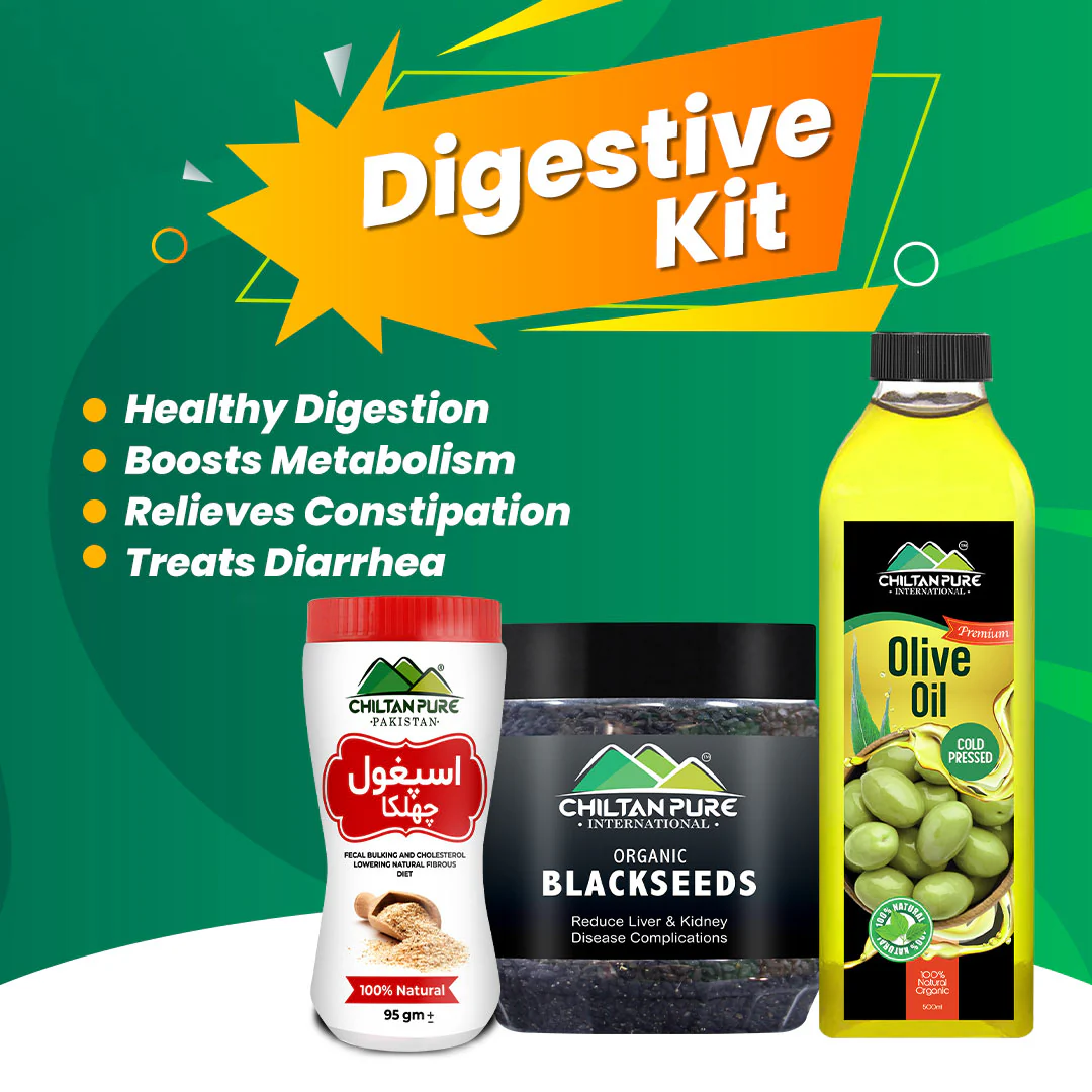 Digestive Kit - Aid in Healthy Digestion, Relief Constipation, Boosts Metabolism & Treats Diarrhea