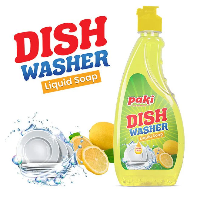 Dish Washer Liquid / Anti-Bacterial Liquid Soap / Made From Real Lemon
