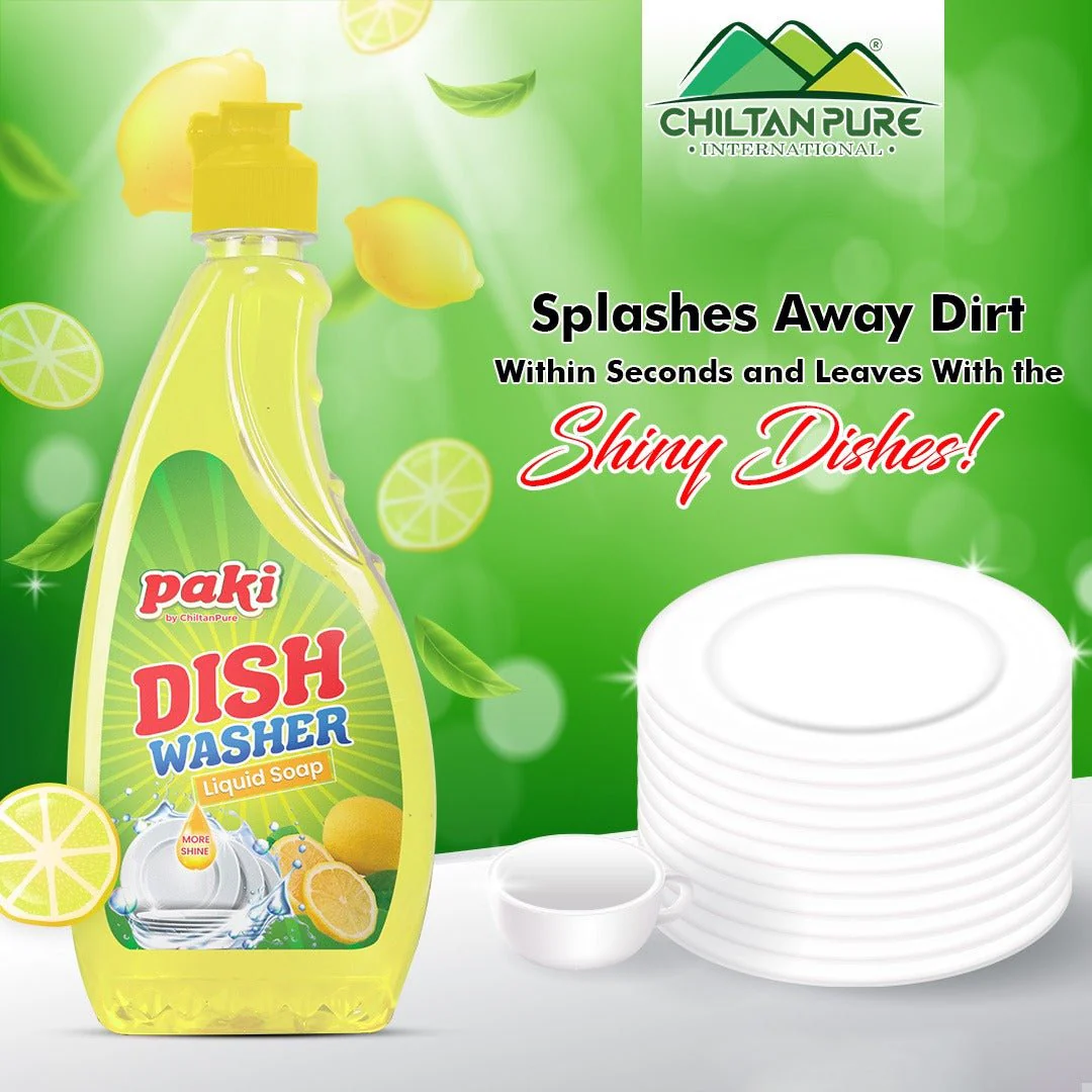 Dish Washer Liquid / Anti-Bacterial Liquid Soap / Made From Real Lemon - Image 3