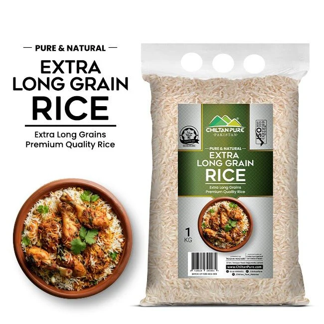 Extra Long Grain Rice / (اضافی لمبے دانے والے چاول) / Premium Quality Aromatic Naturally Aged Perfection 🌾✨ 1kg