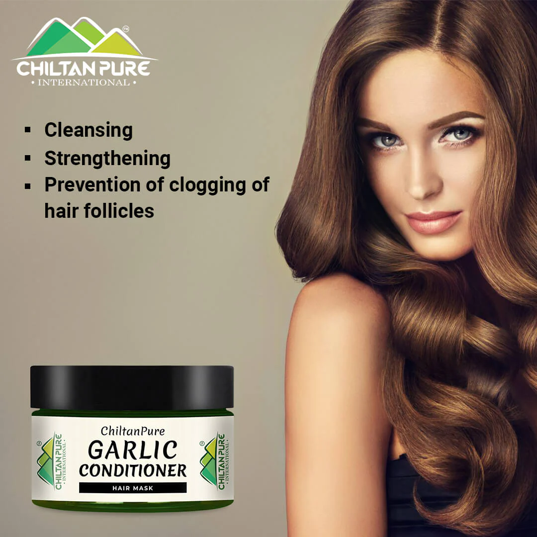 Garlic Conditioner Hair Mask – Promote Hair Growth, Balance PH Level of Hair, Makes Hair Healthy & Shiny 250 ml - Image 3