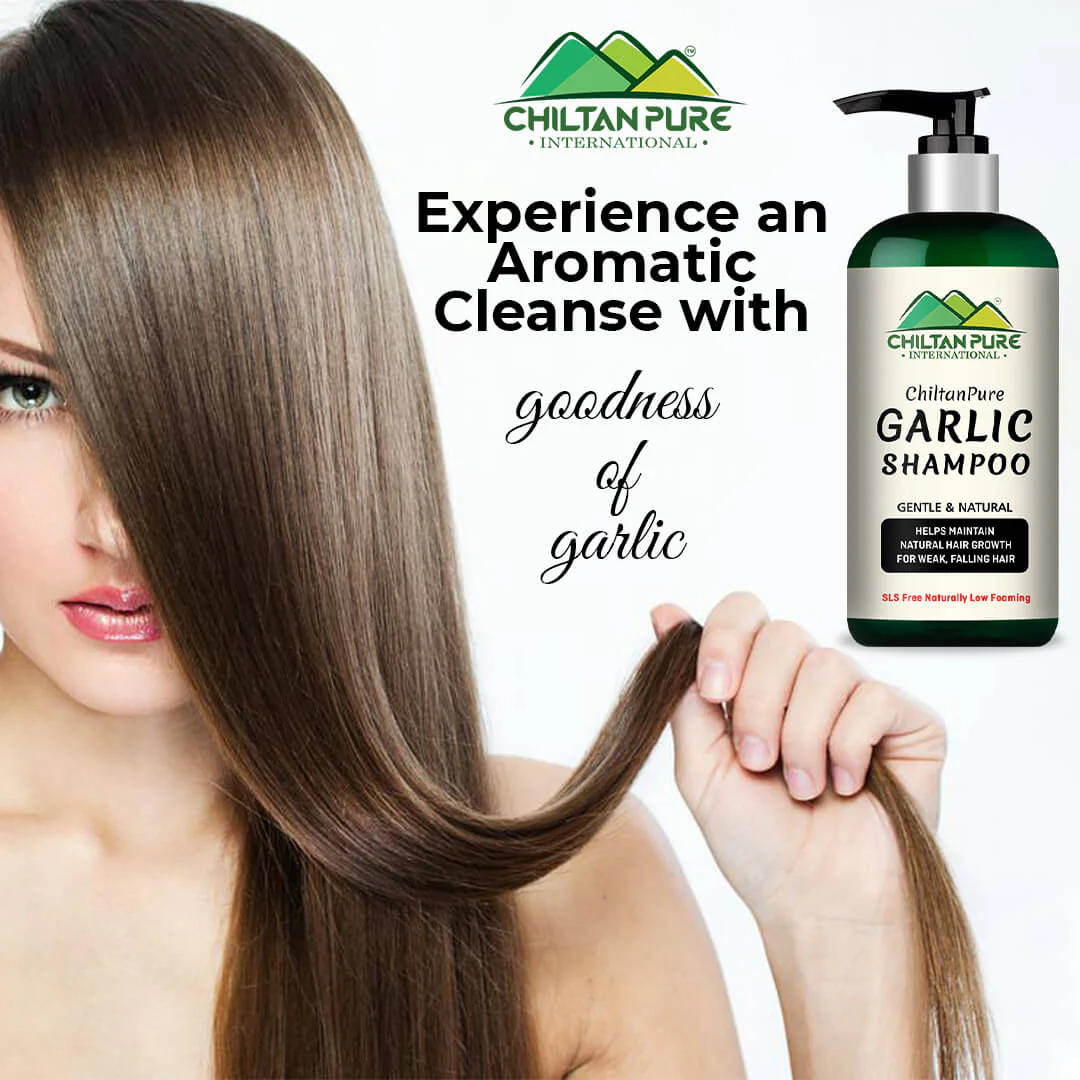Garlic Shampoo – Enhance Hair Growth, Prevent Dandruff, Gives Shine to Hair & Repair Split Ends 250ml - Image 3
