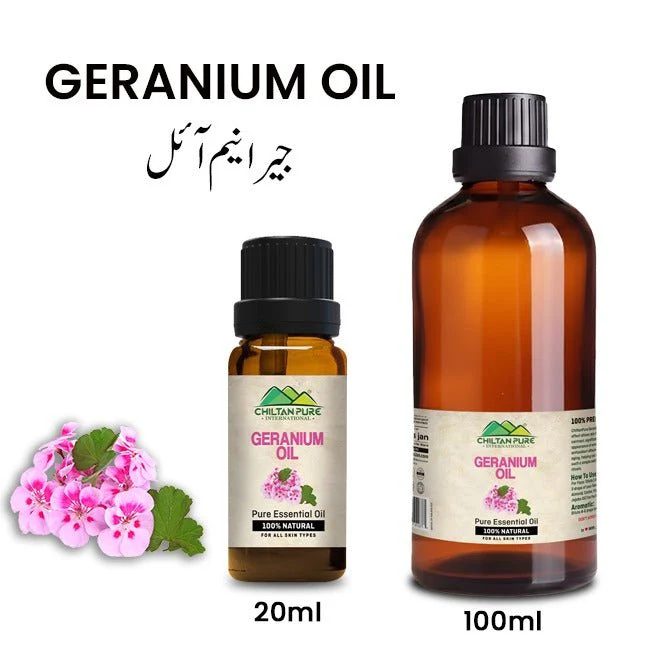 Geranium Essential Oil – Best Treatment for Insomnia [گل شمعدانی] 20ml