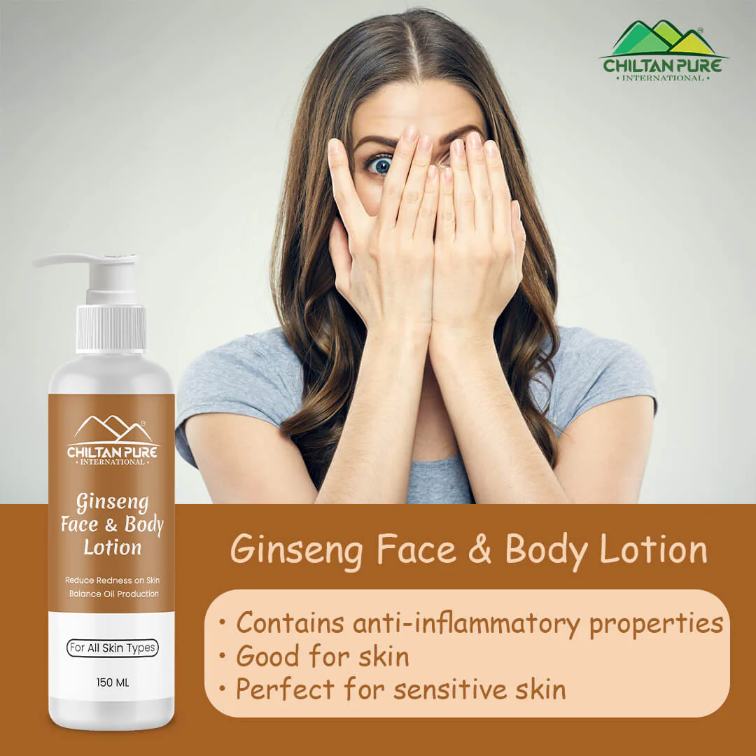 Ginseng Lotion – Brilliant Overall Complexion Booster, Helps Balance Oil Production, Helps Quell Redness & Puffiness – Regenerates Skin Cells 150ml - Image 2
