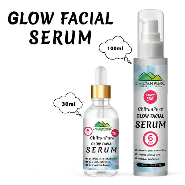 Glow Facial Serum – Enhances Skin’s Natural Glow, Soothes Sensitive Skin, Promotes Collagen Production & Improves Skin Texture