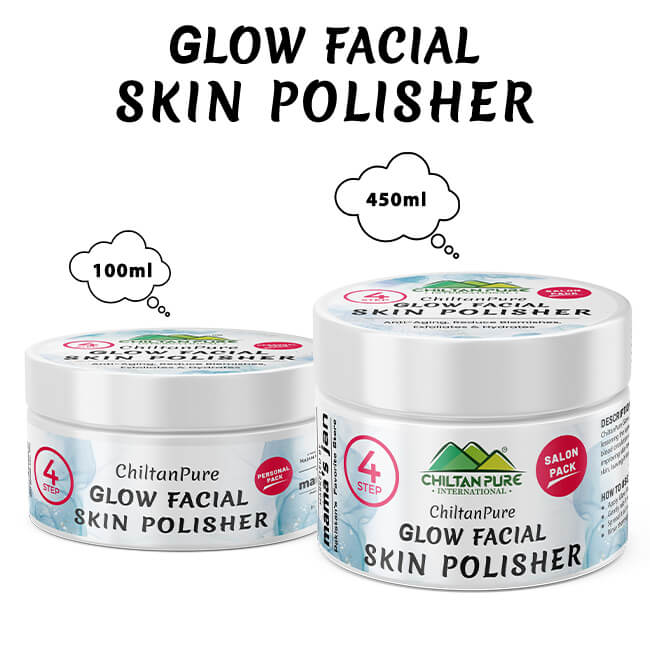 Glow Skin Polisher – Hydrates Skin, Anti-Aging, Reduce Blemishes, Boosts Blood Flow, Exfoliates Dry & Flaky Skin