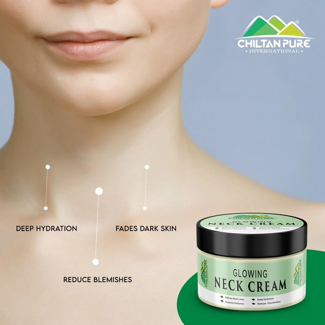 Glowing Neck Cream – Evens Skin Tone, Restore Radiance & Reduce Blemishes - Image 3