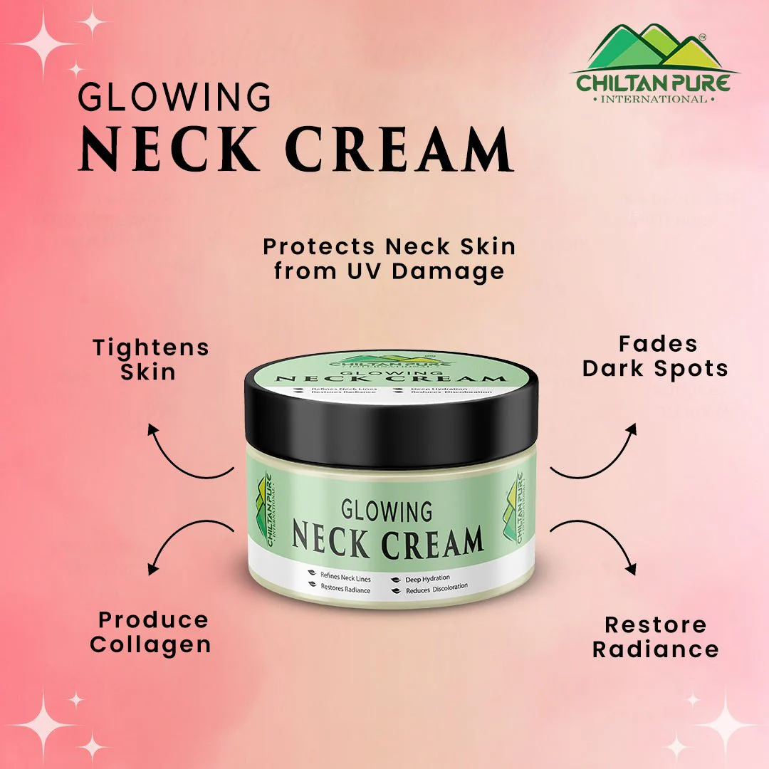 Glowing Neck Cream – Evens Skin Tone, Restore Radiance & Reduce Blemishes - Image 4
